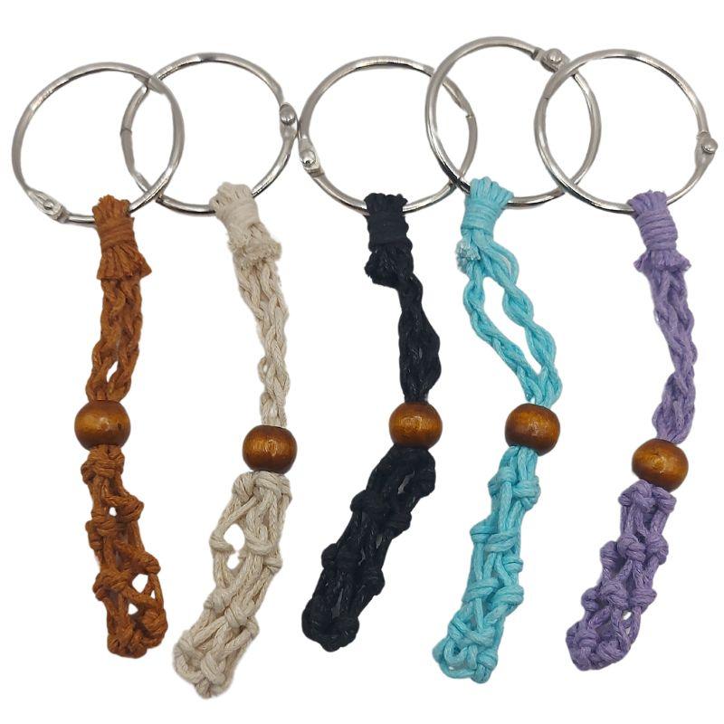 Porte-clés Tressé en Coton - Litho Natura