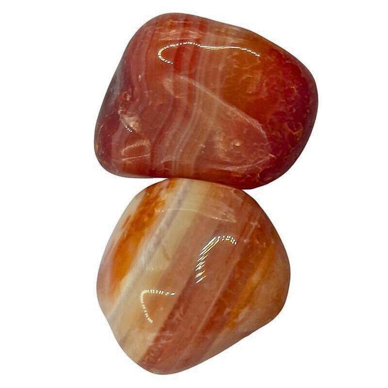Pierres Naturelles Roulées Agate Sardonyx Rouge - Qualité A - Litho Natura