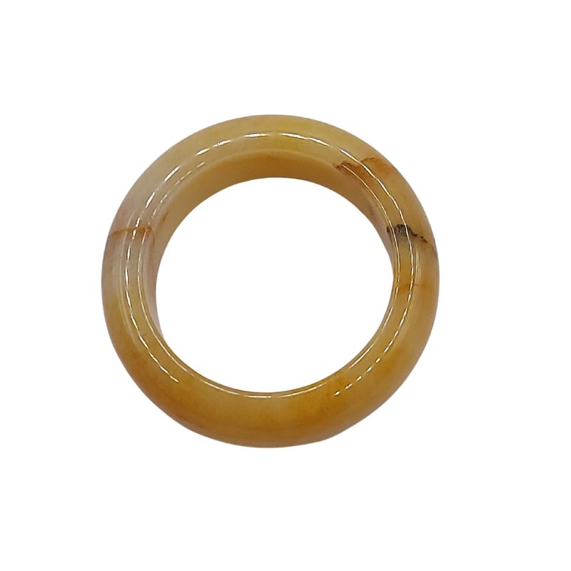 Bague en Jade Jaune