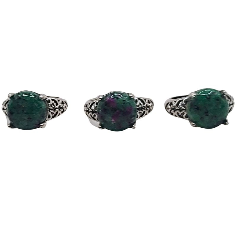 Bague Naren Mixte - Rubis Zoïsite