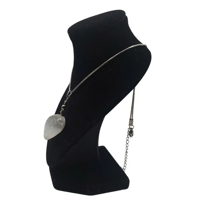 Pendentif Cœur en Sélénite