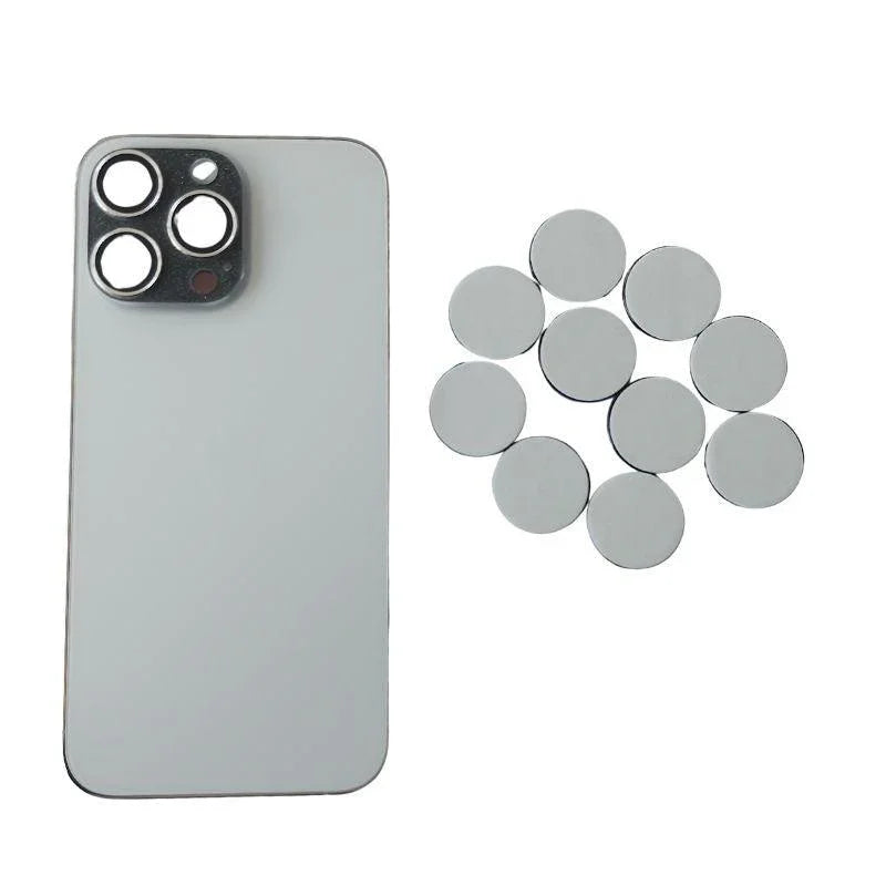 Shungite Ronde Adhésive pour Smartphone - Protection Énergétique - Litho Natura