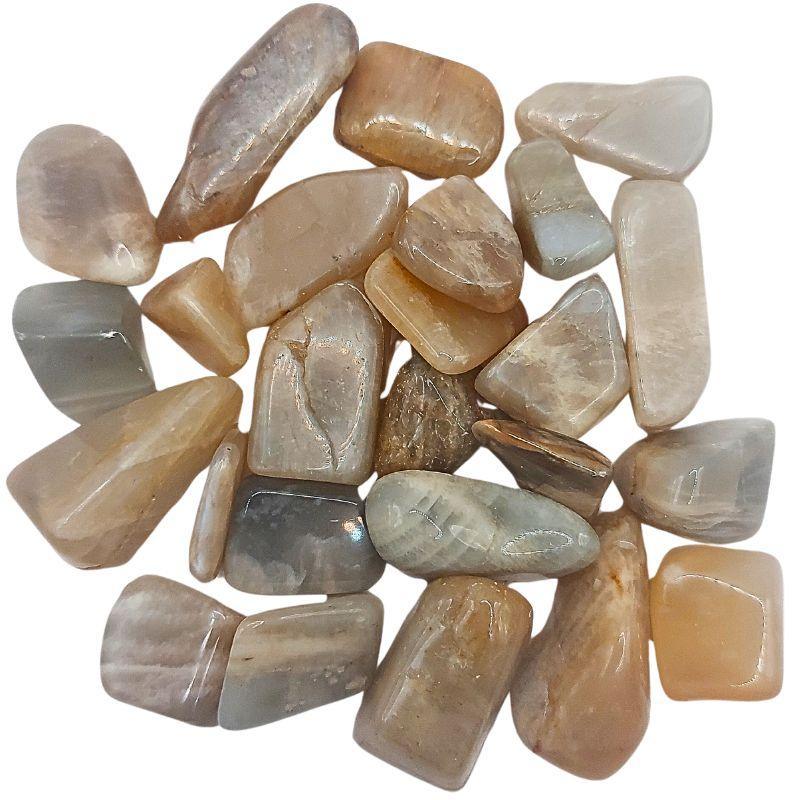 Pierres de Lune Naturelles Roulées - Qualité A - Litho Natura