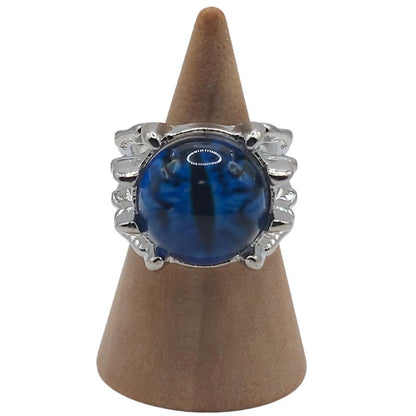 Bague Halloween - Yeux Bleu Foncé