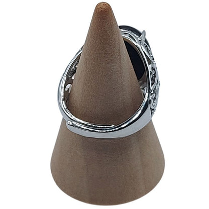 Bague Naren Mixte - Agate Noire