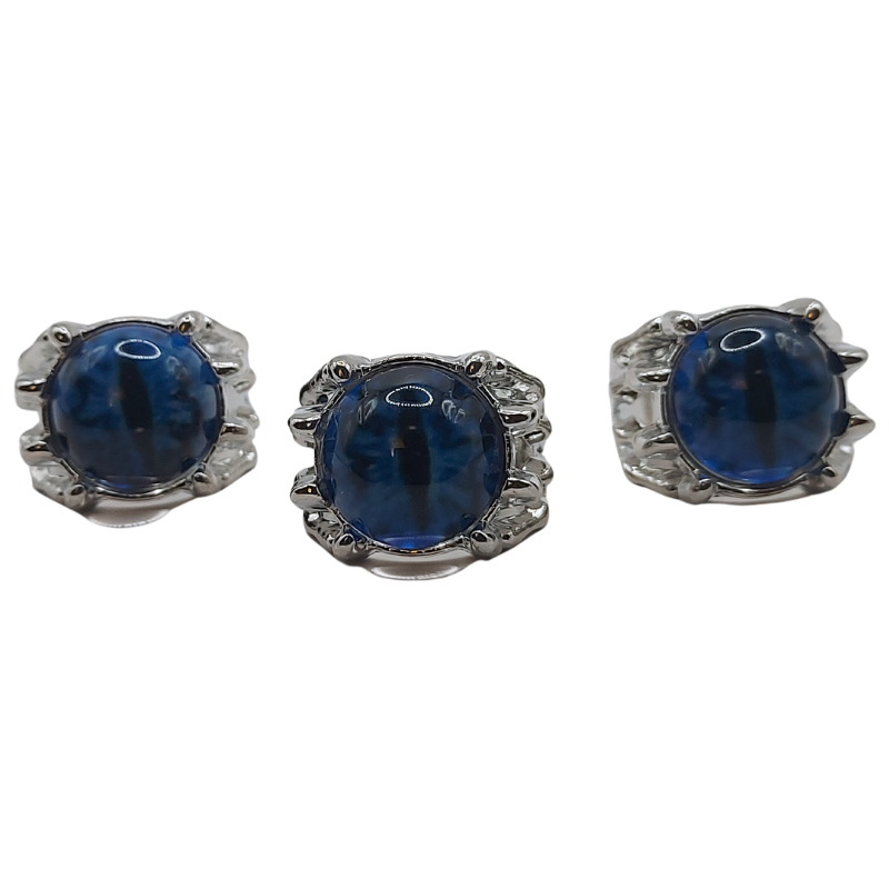 Bague Halloween - Yeux Bleu Foncé