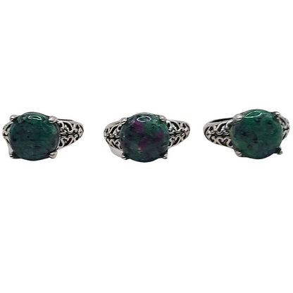 Bague Naren Mixte - Rubis Zoïsite