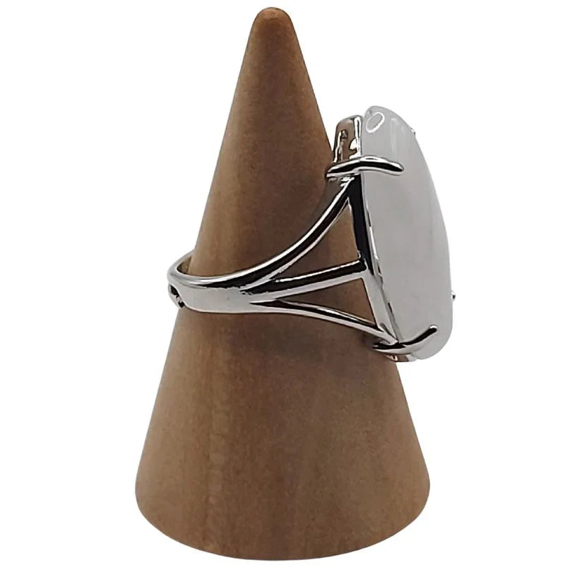 Bague marquise en Cristal de roche - Qualité A