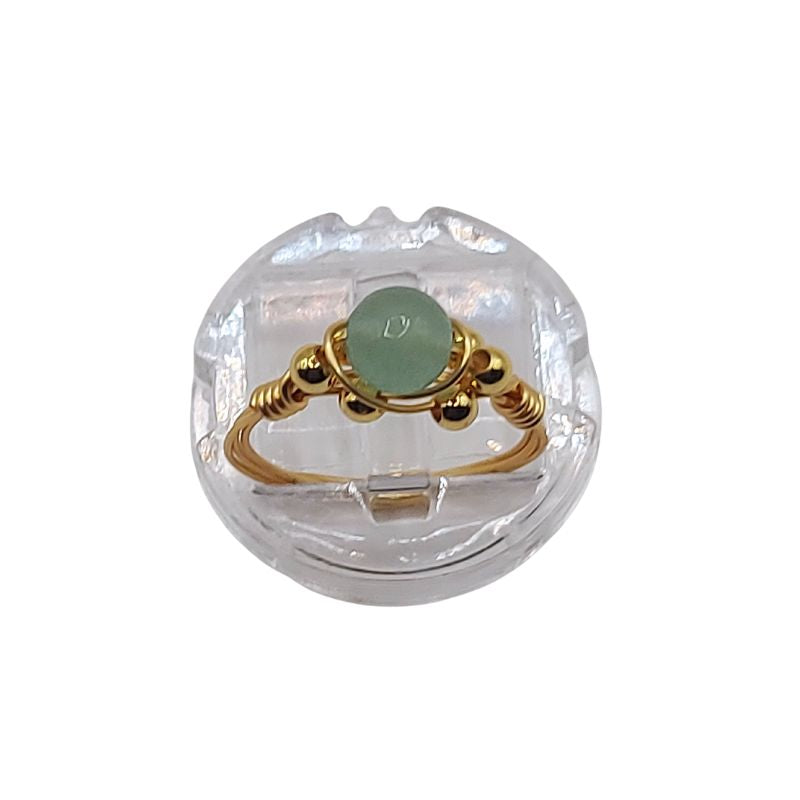 Bague en Aventurine - Style Bohème