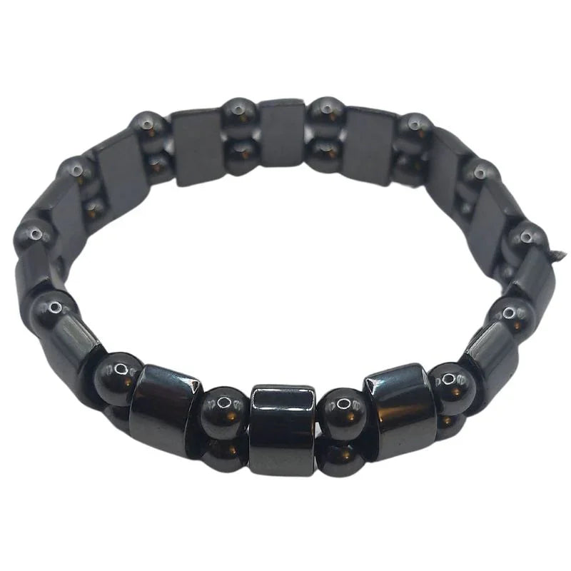 Bracelet Unisexe en Hématite - Protection Énergétique - Litho Natura