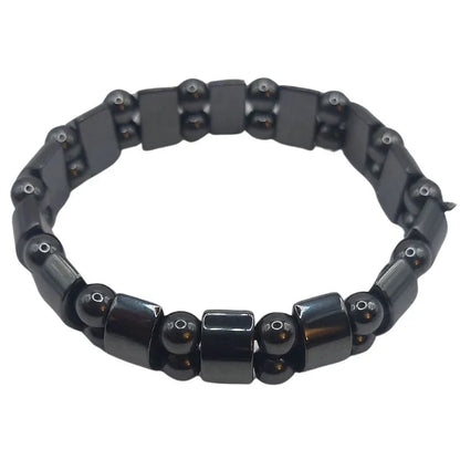 Bracelet Unisexe en Hématite - Protection Énergétique - Litho Natura