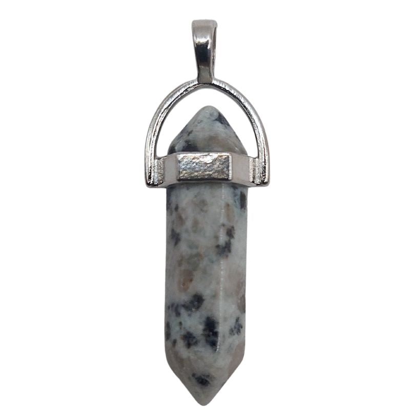 Pendentif en Forme de Pointe en Pierre de Lune – Qualité A