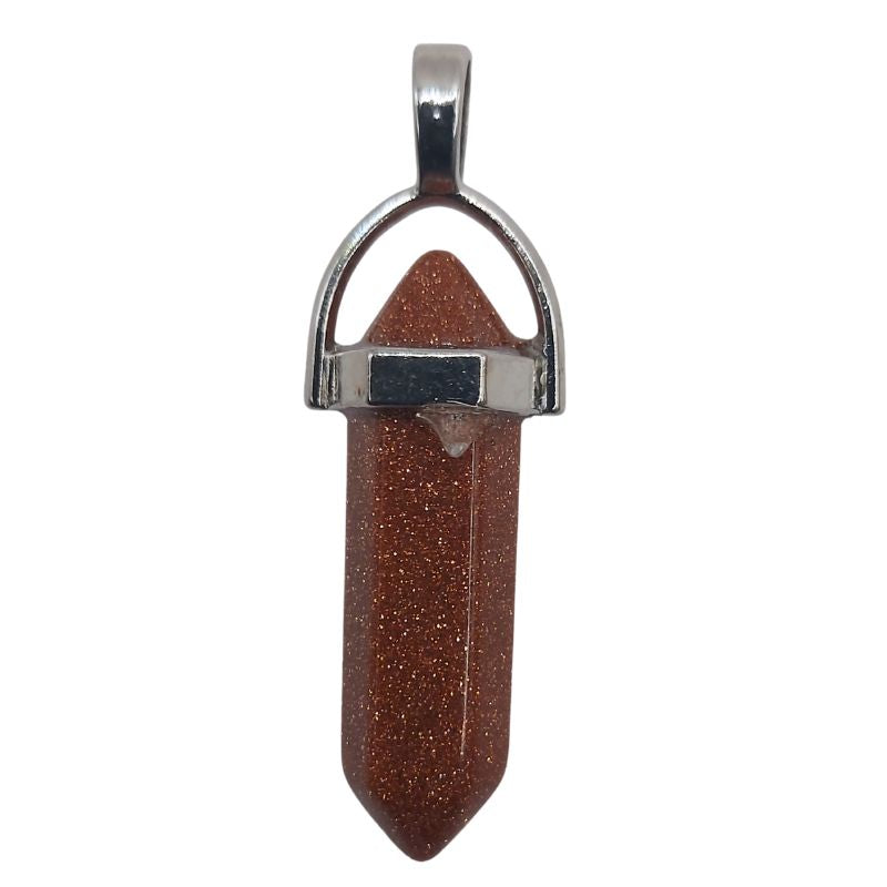 Pendentif en Forme de Pointe en Sable d'Or – Qualité A