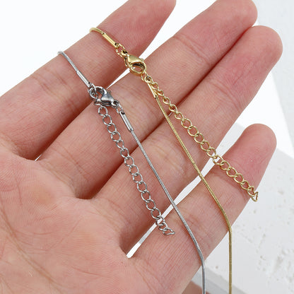 Chaîne Collier en Acier Inoxydable