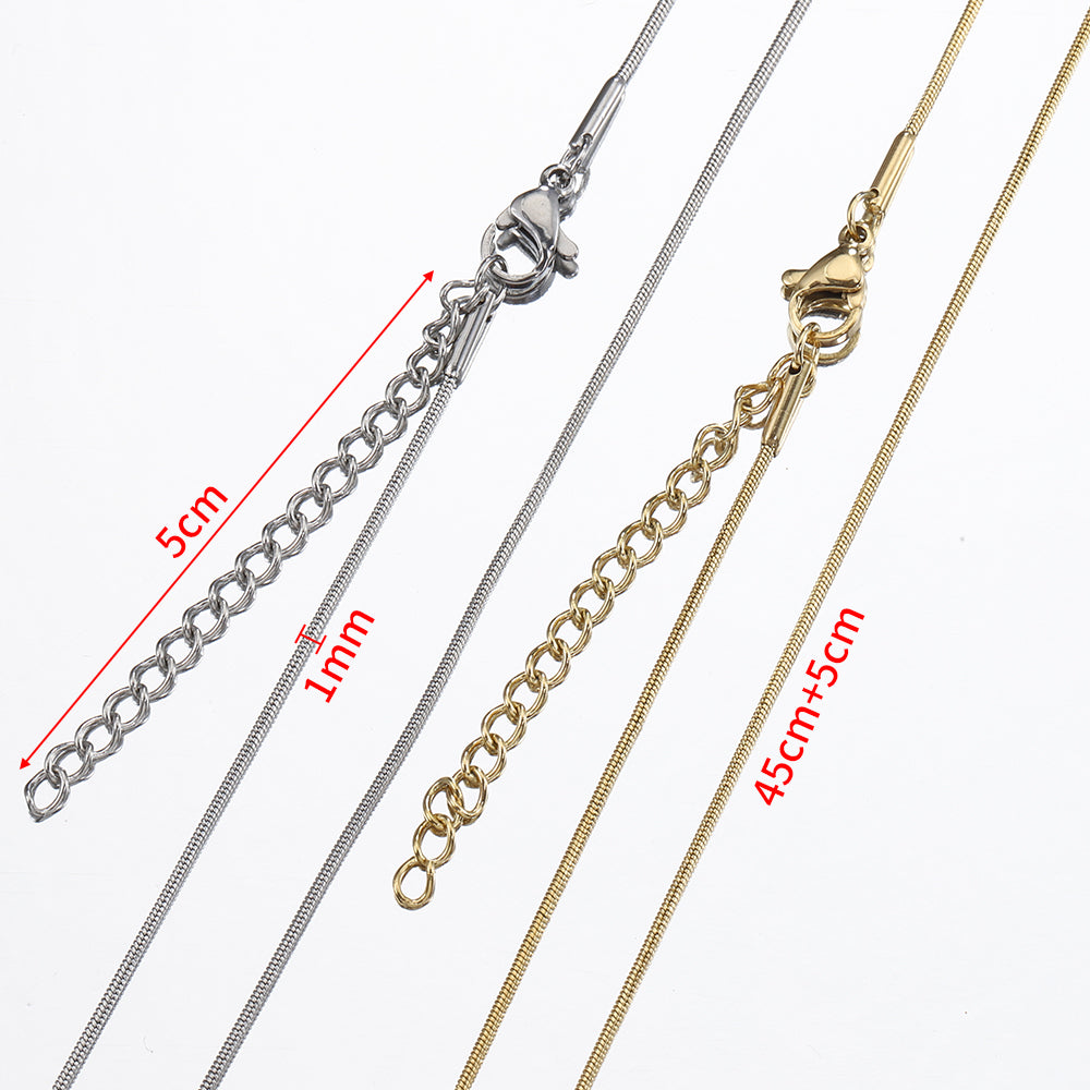 Chaîne Collier en Acier Inoxydable